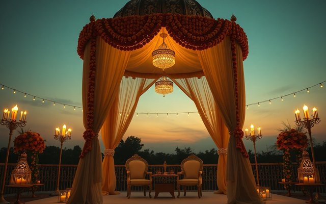 Custom wedding event platform demo with a four-day Indian celebration experience